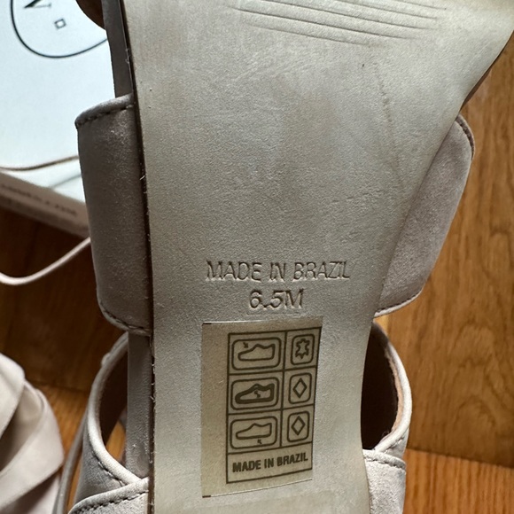 Steve Madden Sandalia Blush Nubuck Leather Lace-Up Heels - Picture 10 of 16